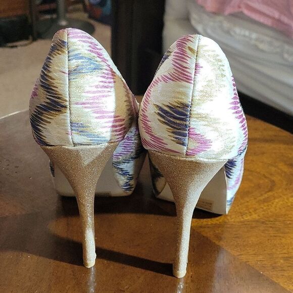 DEB WOMEN"S PEEP TOES HIGH HEEL STILETTOS PUMP SHOES - Picture 13 of 15